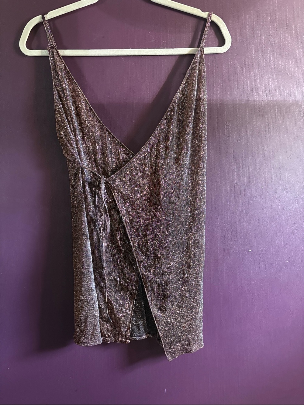 La SENZA Sparkle Wrap Camisole Shimmering